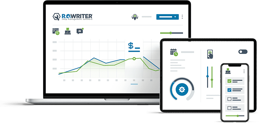 R.O. Writer Shop Management Software