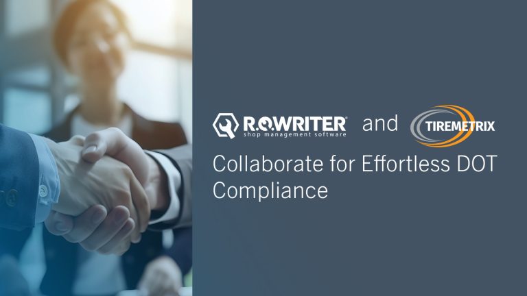 Tiremetrix L.L.C., a provider of electronic tire registration, is integrating its Tire Registration Software with the R.O. Writer shop management software system.
