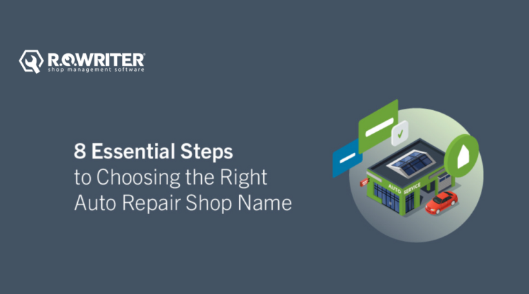 8 Essential Steps to Choosing the Right Auto Repair Shop Name 1. Combine words related to your auto repair shop and how you want to be perceived. 2. Use a business name generator or even AI to find more options. 3. Avoid hard-to-spell, long, or confusing names. 4. Test your name with peers, family, and friends. 5. Review the history of your proposed name through a search engine to check its reputation. 6. Assess the SEO impacts of your choice. 7. Confirm you can purchase the domain name for your business. 8. Check the legal availability of your name and secure your trademark.