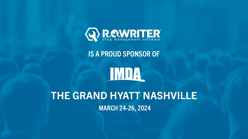 R.O. Writer is a proud sponsor of IMDA, to be held at the Grand Hyatt Nashville, March 24-26, 2024
