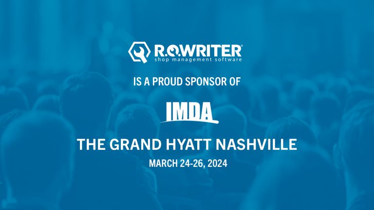 R.O. Writer is a proud sponsor of IMDA, to be held at the Grand Hyatt Nashville, March 24-26, 2024
